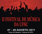 Banda Zazueira no palco do Festival-Música da UFSC